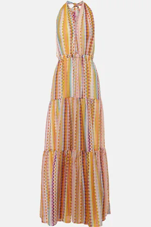 Missoni Zigzag cotton and silk maxi dress
