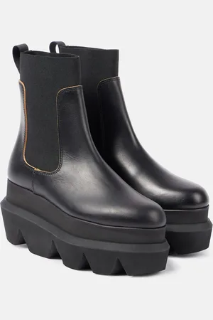 SACAI Leather Chelsea boots