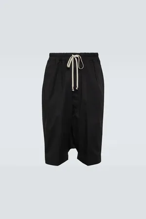 Rick Owens Cotton-blend poplin Bermuda shorts