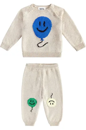 Molo Baby printed sweatshirt and sweatpants set