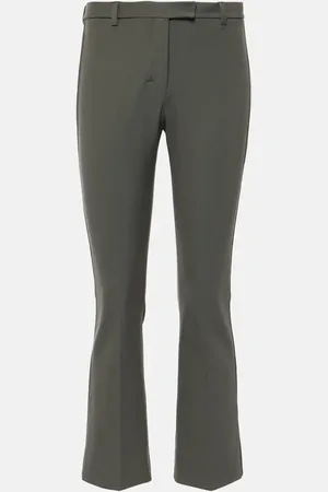 Max Mara Umanita cropped cotton-blend slim pants