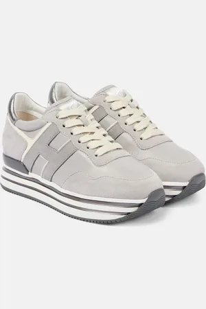 Hogan Midi H222 suede platform sneakers