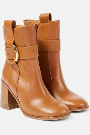 See by Chloé See By ChloÃ© New Ring 80 leather ankle boots
