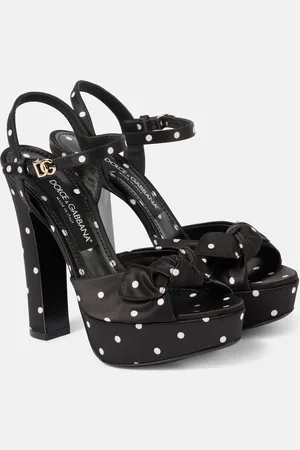 Dolce & Gabbana Satin platform sandals