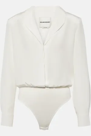 Roland Mouret Silk satin bodysuit