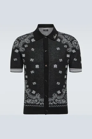 AMIRI Bandana cotton bowling shirt