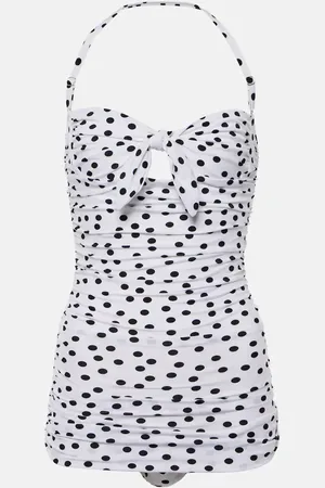 Dolce & Gabbana Polka-dot halterneck swimsuit