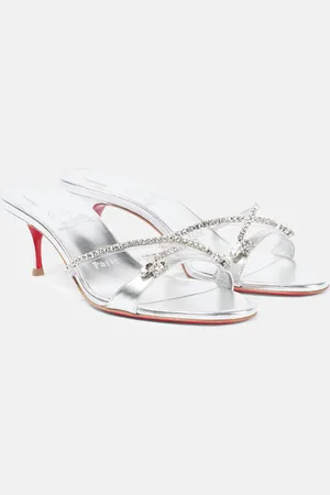 Christian Louboutin Queen 55 embellished leather sandals
