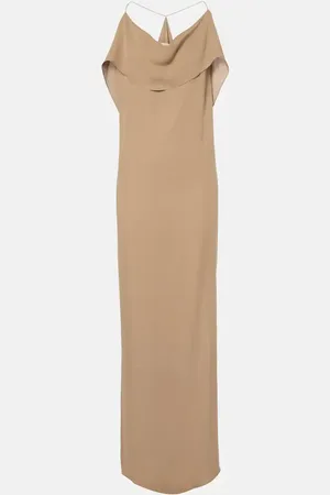 Khaite Dandora draped silk gown