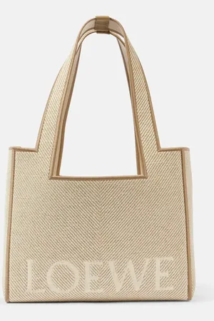 Loewe Font Medium jacquard canvas tote bag