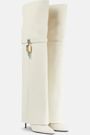 Givenchy Shark Lock Stiletto over-the-knee boots