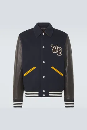 WALES BONNER Prince wool-blend varsity jacket