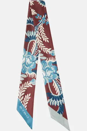 Etro Twilly printed silk scarf