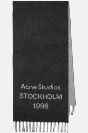 Acne Studios Logo wool scarf