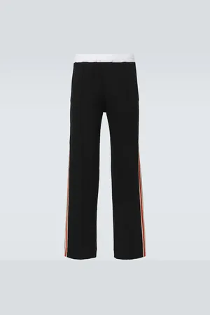 WALES BONNER Rest wool wide-leg track pants