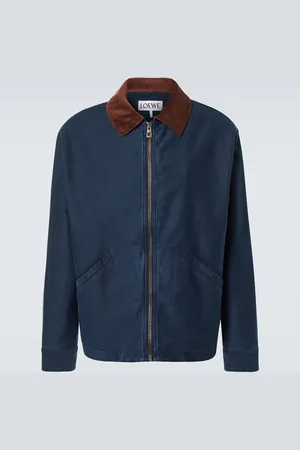 Loewe Corduroy-trimmed cotton jacket
