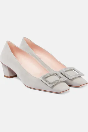 Roger Vivier Belle Vivier 45 leather pumps