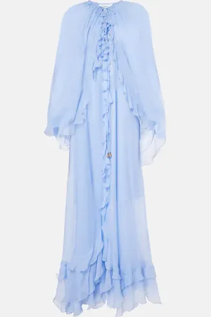 Chloé ChloÃ© Caped ruffled silk muslin gown