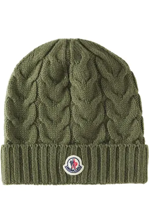 Moncler Cable-knit wool beanie