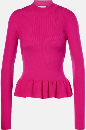 Nina Ricci Ruffled wool-blend sweater