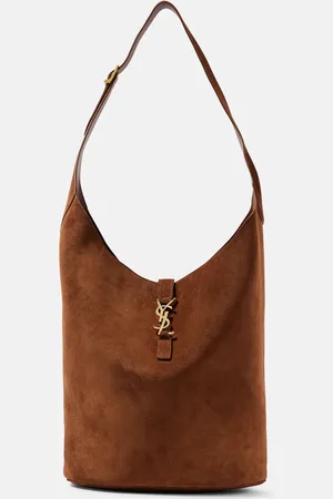 Saint Laurent Le 5 Ã 7 Supple Large suede shoulder bag