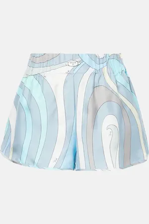 Puccini Iride silk twill shorts