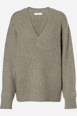 CO Ribbed-knit wool and cashmere sweater