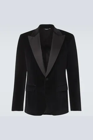 Dolce & Gabbana Cotton and silk-blend velvet tuxedo