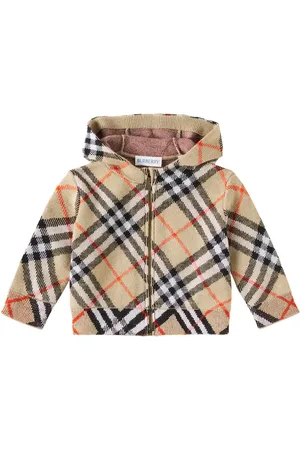 Burberry Baby Burberry Check wool jacket