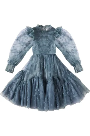 Petite Amalie Velvet and tulle dress