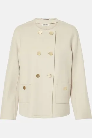 Max Mara Samantha virgin wool peacoat
