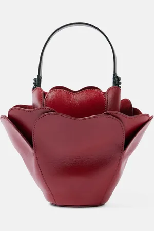 Staud Juliet Small leather tote bag
