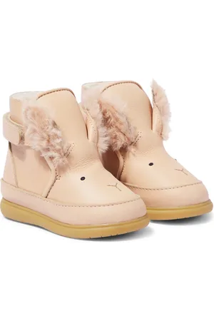 Donsje Baby Wadudu shearling-trimmed leather boots
