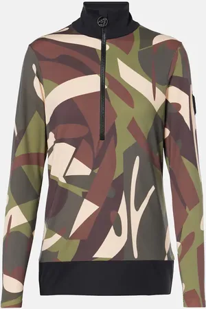 Toni Sailer Wieka printed jersey ski top