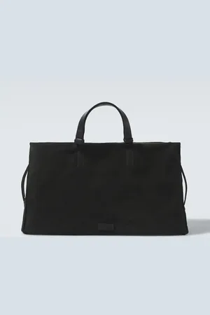 Giorgio Armani Suede duffel bag