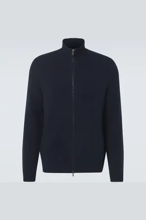 Bogner Dexter wool and cashmere zip-up sweater