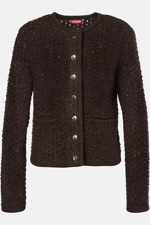 Staud Lisson open-knit jacket