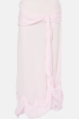 J.W.Anderson Draped midi skirt