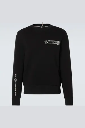 Moncler Logo cotton-blend jersey sweatshirt