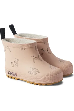 Liewood Jesse faux shearling-lined rain boots