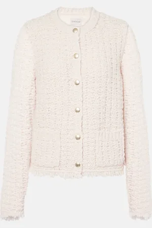 Moncler Down-paneled wool-blend cardigan