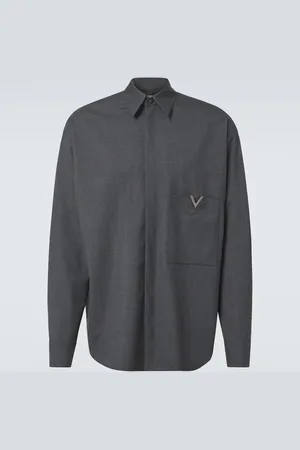 VALENTINO VMetallic wool shirt