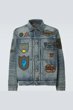 SACAI X Mark Gonzales denim jacket