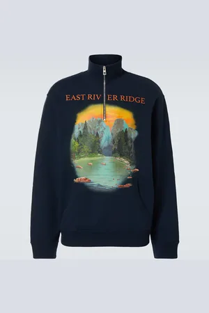 Loewe Printed cotton fleece sweatshirt