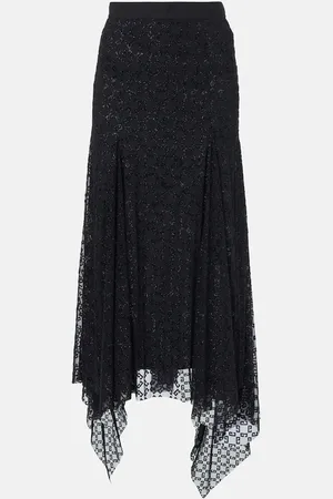 Givenchy Monogram 72 Glitter midi skirt