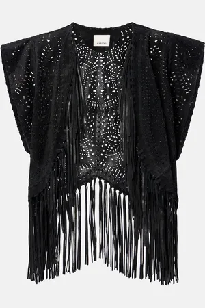 Isabel Marant Edita fringed leather vest