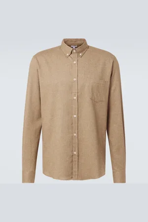 Sunspel Cotton flannel shirt