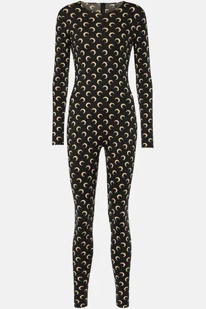 Marine Serre Printed jersey catsuit