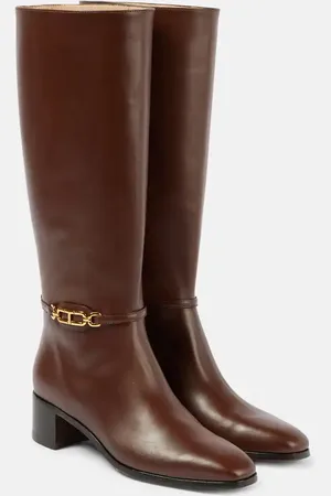 Tom Ford Whitney leather knee-high boots
