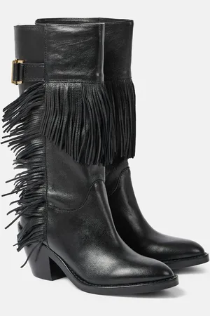 See by Chloé See By ChloÃ© Santiag leather knee-high boots